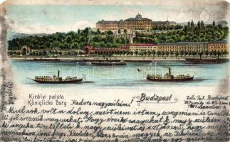 1899 Budapest I. Királyi vár, litho