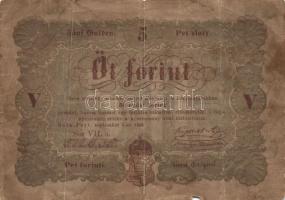 1848-49. Kossuth bankó sor 15Kr + 30Kr + 2Ft + 5Ft (2x) + 10Ft T:II,III,III-,IV