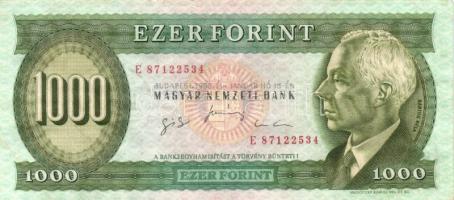 1996. 1000Ft "E" (5x) T:III