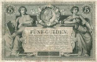 1881. 5Ft T:III restaurált