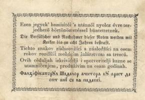 1849. 30Kr "Kincstári utalvány" (2x) csillagos változat is T:III