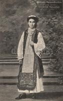 Serbian woman in national costume