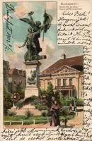 Budapest I. Honvéd-szobor, s: H. Deininger (b)