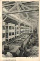 Brzezinka Auschwitz-Birkenau concentration camp, Interior of men's barracks (EK)