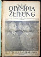 1936 Olympia Zeitung No. 1-30. A berlini olimpia lapja német, angol és francia nyelven, rengeteg fot...
