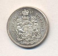 Kanada 1962. 50c Ag "II. Erzsébet" T:2
Canada 1962. 50 Cents Ag "Elizabeth II" C...