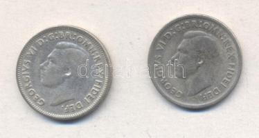 Ausztrália 1952. 1Sh Ag (2x) T:2-,3
Australia 1952. 1 Shilling Ag (2x) C:VF,F