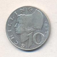 Ausztria 1958. 10Sch Ag T:3 Austria 1958. 10 Schilling Ag C:F