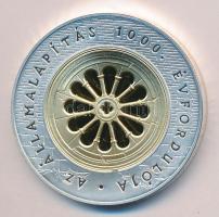 1999. 3000Ft Ag "Államalapítás 1000. évfordulója" T:PP Csak 5000db! Tanúsítvánnyal