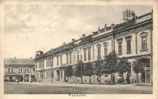 Tornalja main square, Hotel, shoe shop of Ármin Birnbaum, the shops of Géza Blicz and László Varga