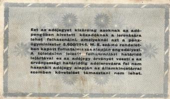 1930-1946. 10P - 500.000AP 9db bankjegy T:II,III