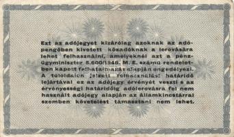 1930-1946. 10P - 500.000AP 9db bankjegy T:II,III