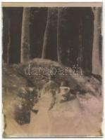 1914-1918 Huszárok a fronton, üvegnegatív-sorozat / 
Hussars on the front, a set of glass negatives