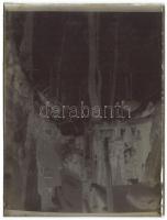 1914-1918 Huszárok a fronton, üvegnegatív-sorozat / 
Hussars on the front, a set of glass negatives