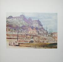 Budapest (1931), Bp. Székesfőv. Idegenforg. Hiv. öt nyelvű kiadványa. Zsinórral átfűzött, kiadói pap...