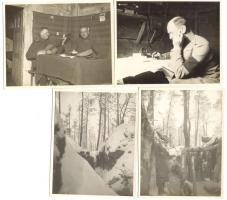 1914-1918 4db felvétel I. világháborús frontról /  Photos from World War I