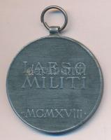 1918. Laeso Militi - Sebesültek Érme cink kitüntetés mellszalag nélkül szign.: R. Placht T:3
Hungary...