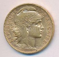 Franciaország 1908. 20Fr Au (6,46g/0.900) T:2
France 1908. 20 Francs Au (6,46g/0.900) C:XF