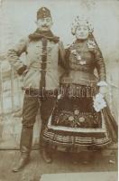 Hungarian couple, folklore, photo