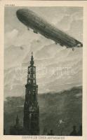 Antwerpen mit Zeppelin