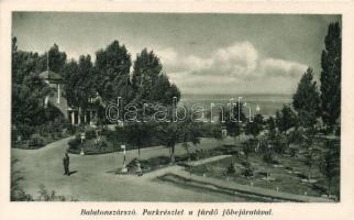 Balatonszárszó park, fürdő