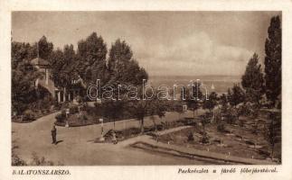 Balatonszárszó park, fürdő