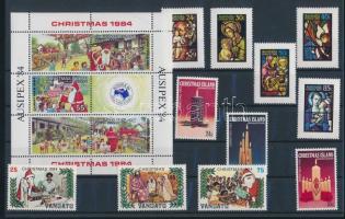 4 diff overseas Christmas issues, 4 klf tengerentúli karácsony kiadás