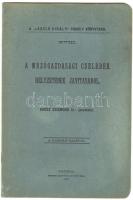 Grósz Zsigmond tv.: A mezőgazdasági cselédek helyzetének javitásáról. (A "László Király" Páholy Könyvtára XVIII.) Nagyvárad, 1903, A Páholy Sajátja, 14p.