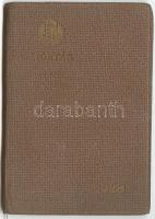 1928 MOKTÁR zsebnaptár, jó állapotban