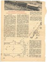 Készítsünk villamos játékvasutat Pé-Vé alkatrészekből, ismertető füzet újságkivágásokkal, 23p