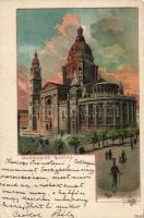 Budapest V. Bazilika, litho (EK)