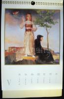 Szász Endre, Hotel Erika Tihany számára készített album naptára 1988, teljes, 42×30 cm, 13 oldalas