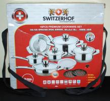 Switzerhof 16 darabos komplett svájci edénykészlet / 
Swiss pot set