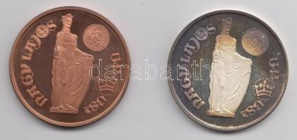 Fritz Mihály (1947-) / Szabó Géza (1939-) 1992. "MÉE Székesfehérvár - I. Nagy Lajos" Ag(0....