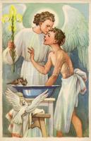 C Rückseite : 1. ungarische Pfadfinder gruppe