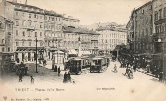 Trieste Piazza della Borsa, trams