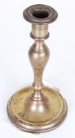 Bronz gyertyatartó / Bronze candleholder 16 cm