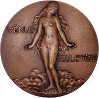 Reményi József (1887-1977) 1927. "Danaidák - Vénusz születése ÉKE." bronz emlékérem (65mm) T:1,1- Hungary 1927. "Birth of Venus, Danaides ÉKE" Br commemorative medal. Sign.: József Reményi (65mm) C:UNC,AU