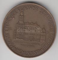 Kiss Sándor (1925-1999) 1983. "MÉE Szombathelyi csoportja - Szentgotthárd 800 éves" Br eml...