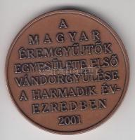 Veres Gábor (1955-) 2001. "MÉE Siófok - 31. Vándorgyűlés" Br emlékérem (42,5mm) T:1