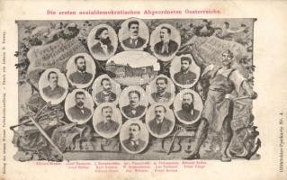 The first social democratic government in Austria, propaganda