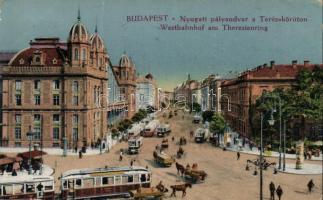 Budapest VI. Nyugati pályaudvar, villamos