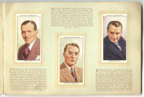 cca 1930 Will's litho cigarettakártya gyűjtemény: Rádiós hírességek. Komplett gyűjtőalbum   / 
...