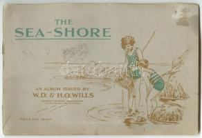 cca 1930 Will's litho cigarettakártya gyűjtemény: Tengerpart. Komplett gyűjtőalbum 60 képpel  /...