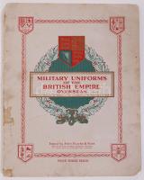 cca 1930 A Brit Birodalom hadseregének egyenruhái. Will's litho cigarettakártya gyűjtemény. Komplett gyűjtőalbum 50 képpel  /  cca 1920 Sea shore. Will's litho cigarette-card collection 60 pics. 20p.