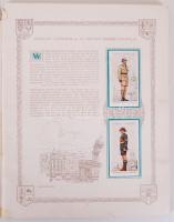 cca 1930 A Brit Birodalom hadseregének egyenruhái. Will's litho cigarettakártya gyűjtemény. Kom...