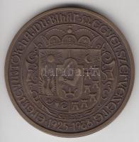 Tóth Sándor (1933-) 1988. "MÉE Debrecen - Barcsai Ákos" Br emlékérem (42,5mm) T:1