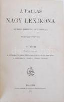 A Pallas nagy lexikona 7. kötet. Bp., 1894. Számos litho képpel. Aranyozott félbőr kötésben