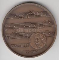 Képíró Zoltán (1944-1981) 1979. "MÉE Keszthely - X. Vándorgyűlés-Goldmark Károly" Br emlékérem (42,5mm) T:1