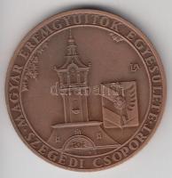 Lapis András (1942-) / ÁPV 1974. "MÉE Szeged - Juhász Gyula gyűjtőklub" Br emlékérem (42,5...